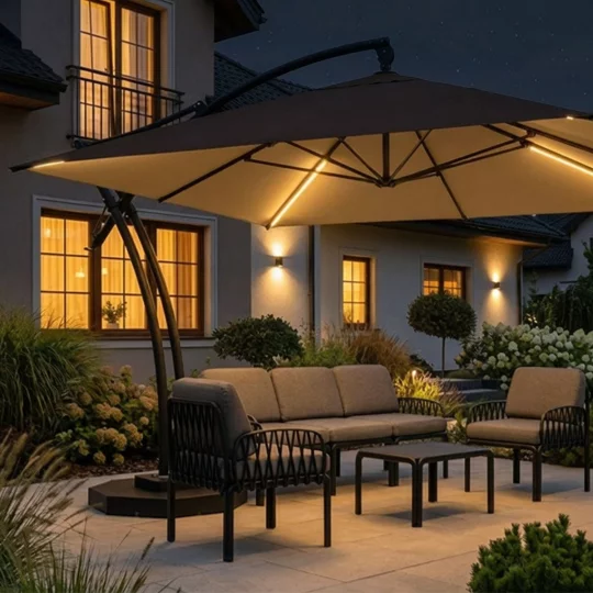 Parasol ogrodowy IBIZA QUATTRO 3,5m - Zdjęcie 3