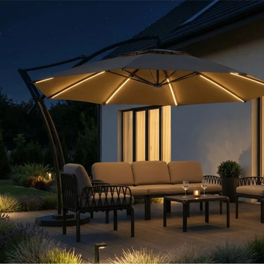 Parasol ogrodowy IBIZA fi 4,2m - Zdjęcie 7