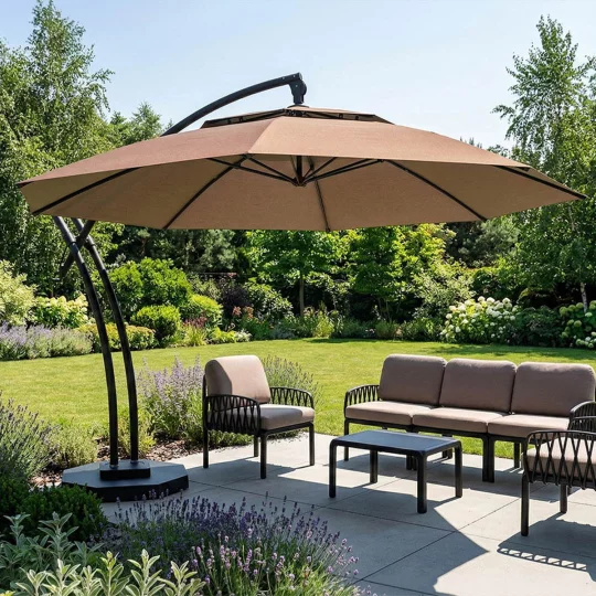Parasol ogrodowy IBIZA fi 4,2m - Zdjęcie 4