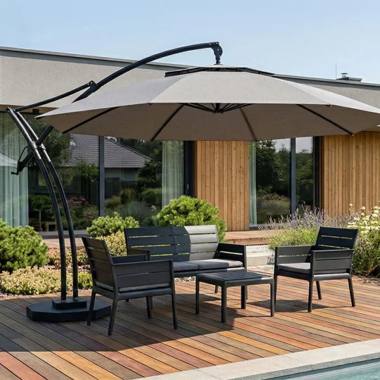 Parasol ogrodowy IBIZA fi 4,2m - Zdjęcie 8