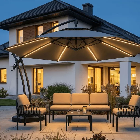 Parasol ogrodowy IBIZA fi 4,2m - Zdjęcie 6