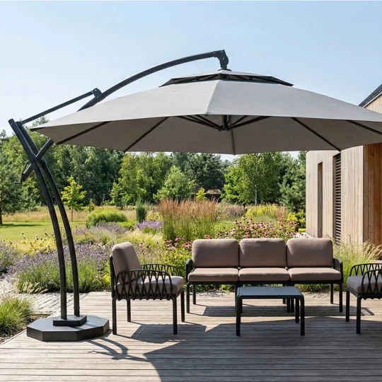 Parasol ogrodowy IBIZA fi 4,2m - Zdjęcie 3