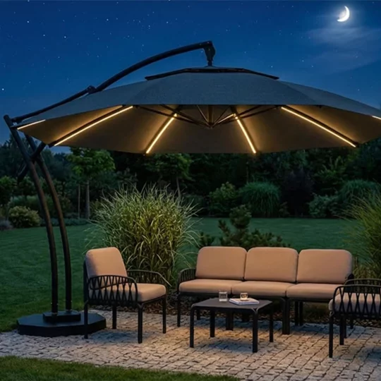 Parasol ogrodowy IBIZA fi 4,2m - Zdjęcie 7