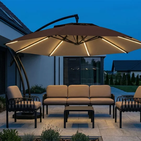 Parasol ogrodowy IBIZA fi 4,2m - Zdjęcie 3