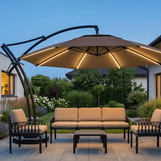 Parasol ogrodowy IBIZA fi 4,2m - Zdjęcie 4