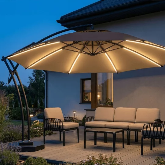 Parasol ogrodowy IBIZA fi 4,2m - Zdjęcie 5