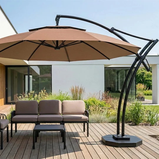 Parasol ogrodowy IBIZA fi 4,2m - Zdjęcie 4