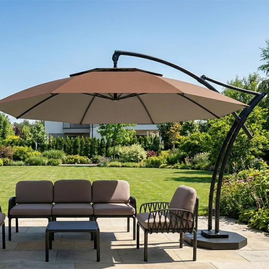 Parasol ogrodowy IBIZA fi 4,2m - Zdjęcie 6