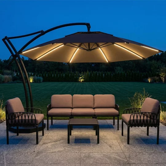 Parasol ogrodowy IBIZA fi 4,2m - Zdjęcie 7