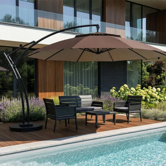 Parasol ogrodowy IBIZA fi 4,2m - Zdjęcie 3