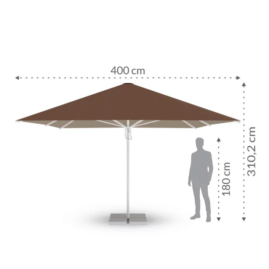 Parasol ogrodowy BARBADOS 4m - Zdjęcie 2
