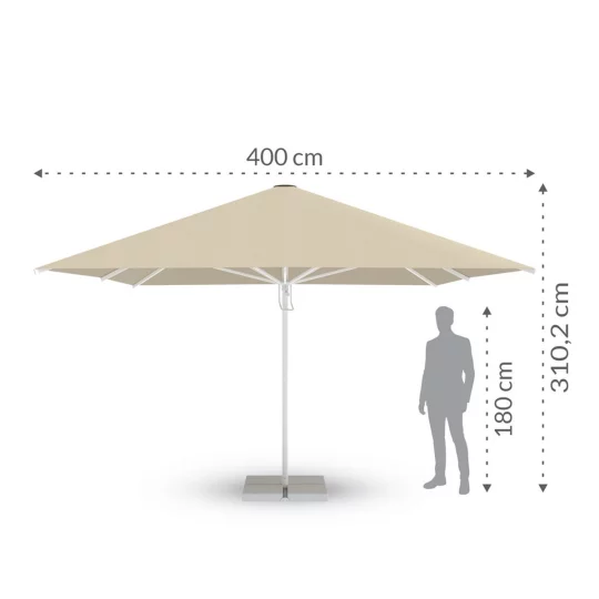 Parasol ogrodowy BARBADOS 4m - Zdjęcie 2