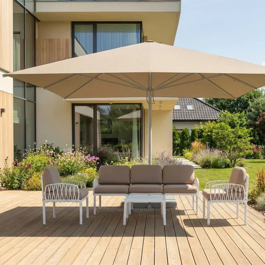 Parasol ogrodowy BARBADOS 4m - Zdjęcie 5