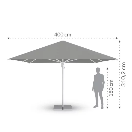 Parasol ogrodowy BARBADOS 4m - Zdjęcie 2