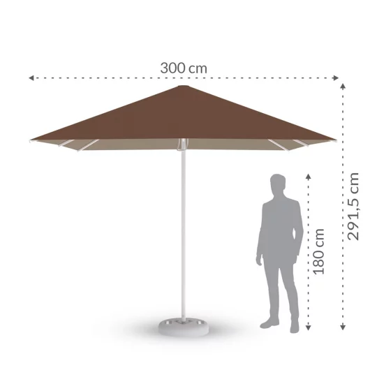 Parasol ogrodowy BARBADOS 3m - Zdjęcie 2