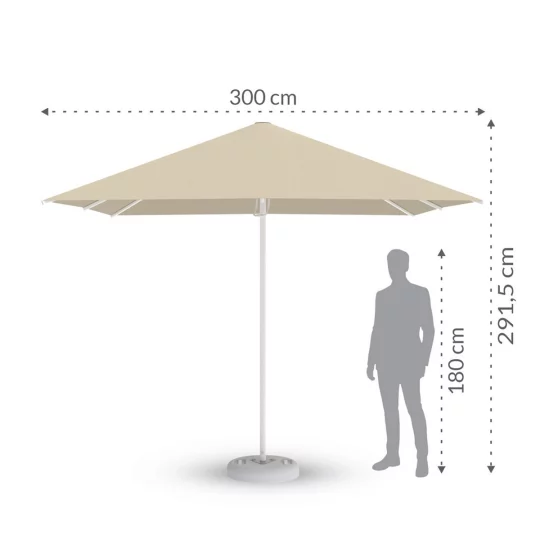 Parasol ogrodowy BARBADOS 3m - Zdjęcie 2