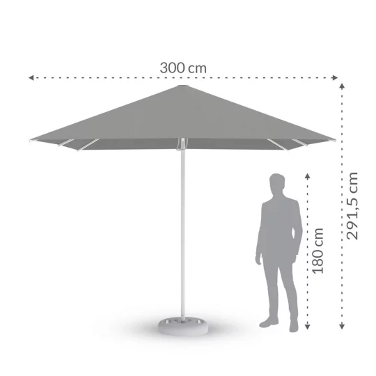 Parasol ogrodowy BARBADOS 3m - Zdjęcie 2