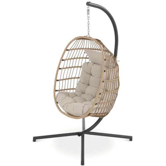 Fotel wiszący HARMONY BEIGE - Zdjęcie 5