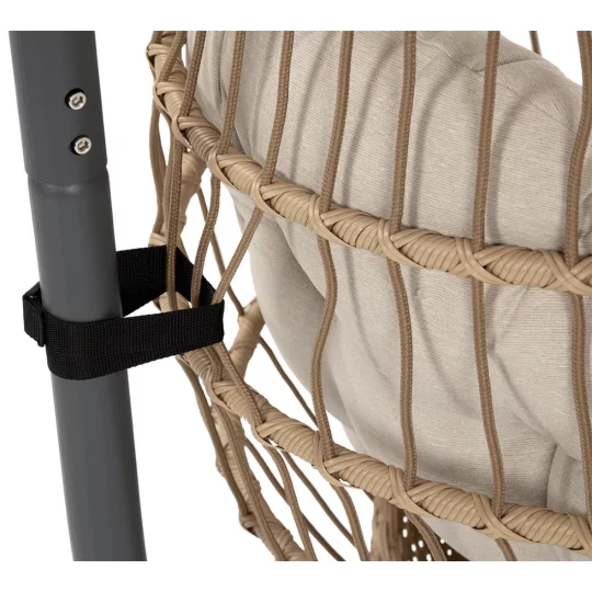 Fotel wiszący HARMONY BEIGE - Zdjęcie 9