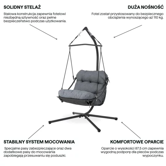 Fotel wiszący ORINOKO - Zdjęcie 4