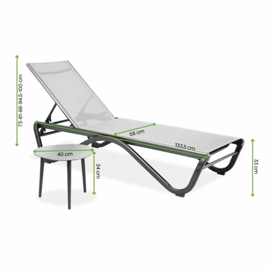 Zestaw AQUALIS 1+1 GREY - Zdjęcie 2