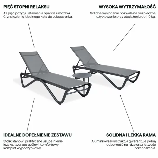 Zestaw AQUALIS 2+1 GREY - Zdjęcie 4