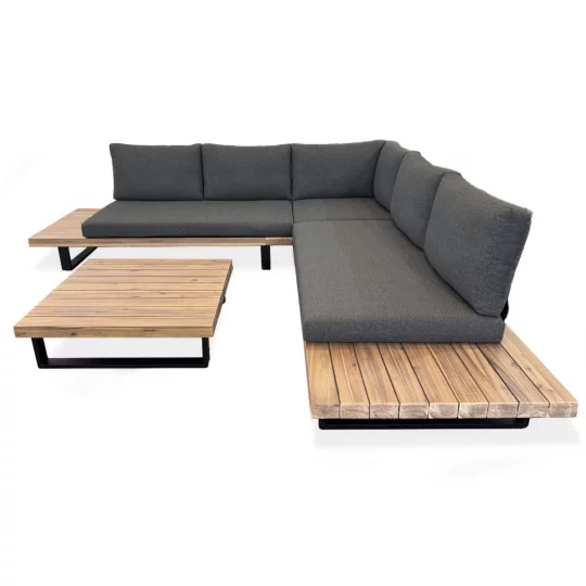 Narożnik OSLO CAFFE ACACIA WOOD - Zdjęcie 3