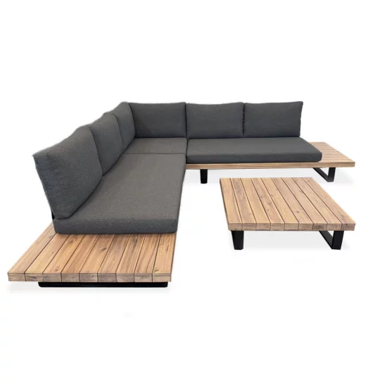 Narożnik OSLO CAFFE ACACIA WOOD - Zdjęcie 4