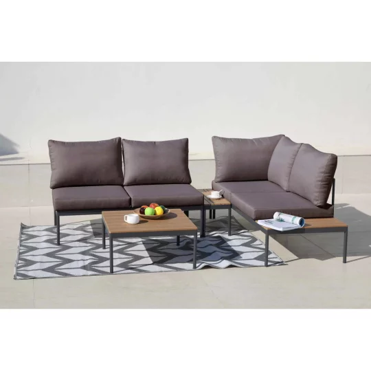 Narożnik FREEMONT DARK GREY NEW - Zdjęcie 8