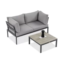 Narożnik/Sofa JAVA Jasnoszary