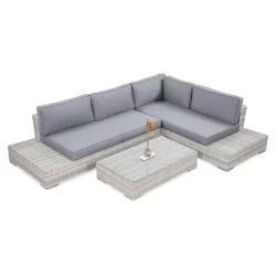 Narożnik VERONA BASIC Biały/szary
