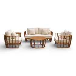Zestaw NUVIA CAFFE ACACIA WOOD