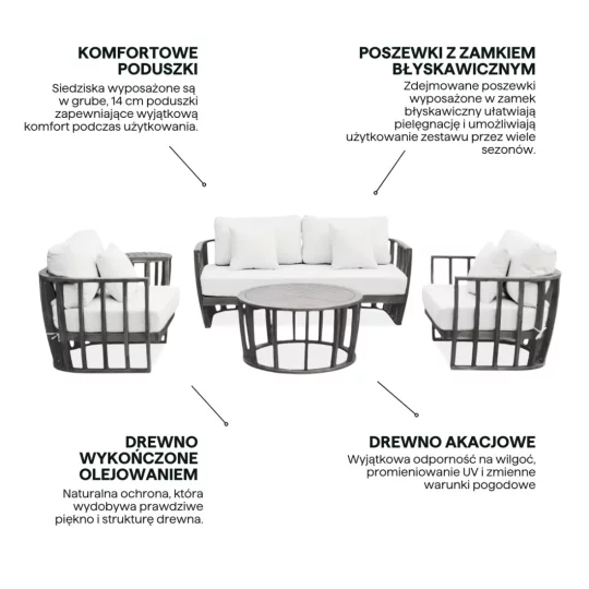 Zestaw NUVIA CAFFE ACACIA WOOD - Zdjęcie 6