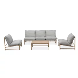 Zestaw MAKANI CAFFE MAX GREY/BEIGE