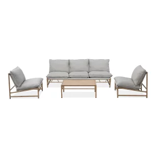 Zestaw MAKANI CAFFE MAX GREY/BEIGE