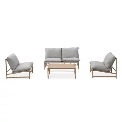 Zestaw MAKANI CAFFE GREY/BEIGE