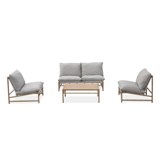 Zestaw MAKANI CAFFE GREY/BEIGE