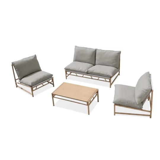 Zestaw MAKANI CAFFE GREY/BEIGE - Zdjęcie 5
