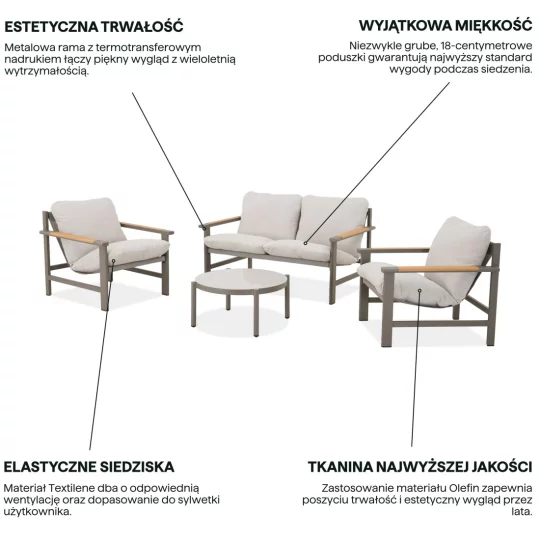 Zestaw SOLDEN CAFFE - Zdjęcie 4