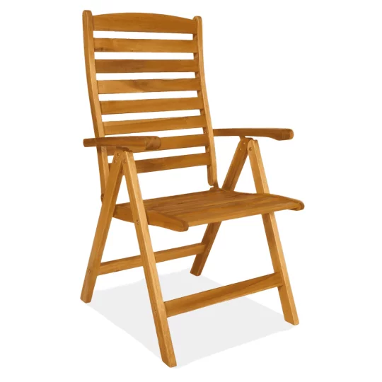Zestaw AKADIA DINING 210/6 ACACIA WOOD - Zdjęcie 3