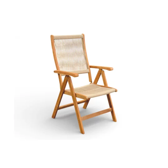 Zestaw AKADIA ROPE DINING 210/8 ACACIA WOOD - Zdjęcie 5