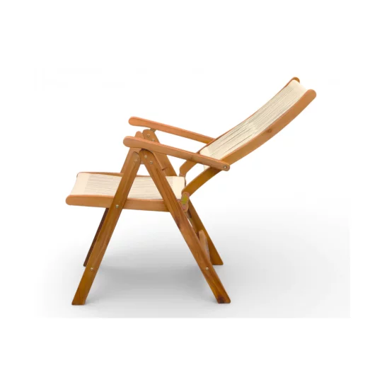 Zestaw AKADIA ROPE DINING 210/8 ACACIA WOOD - Zdjęcie 12