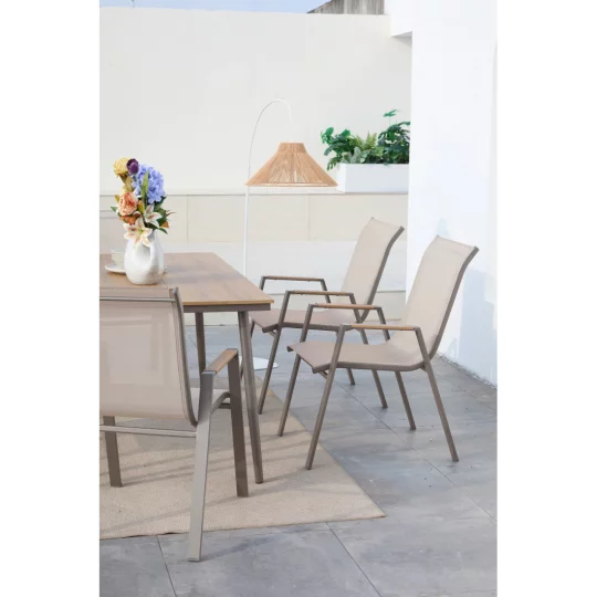 Zestaw NOVA DINING 6+1 TAUPE - Zdjęcie 5