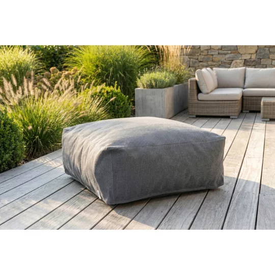 Pufa ALORA GREY - Zdjęcie 3