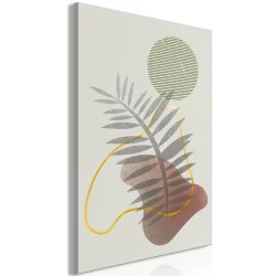 Obraz - Cień palmy (1-częściowy) pionowy