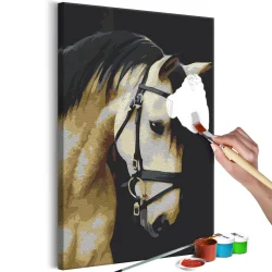Obraz do samodzielnego malowania - Portret konia