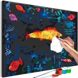 Obraz do samodzielnego malowania - Paul Klee: Złota rybka