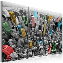 Obraz - Nowy Jork w kolorach CMYK
