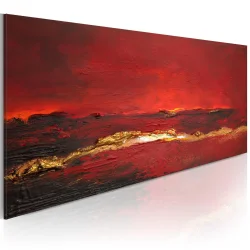 Obraz malowany - Czerwień oceanu