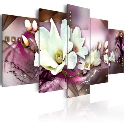 Obraz - Magnetyczna abstrakcja z orchideą